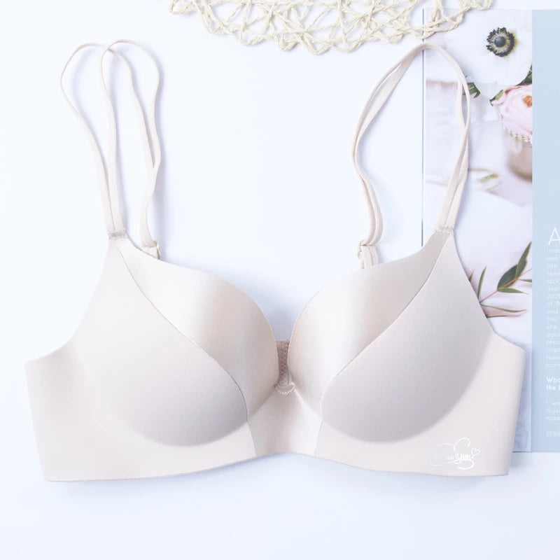 Push Up Bra Sexy, Comfortable Lingerie for Women Pack of 5 Supportive, Solid Color Bra