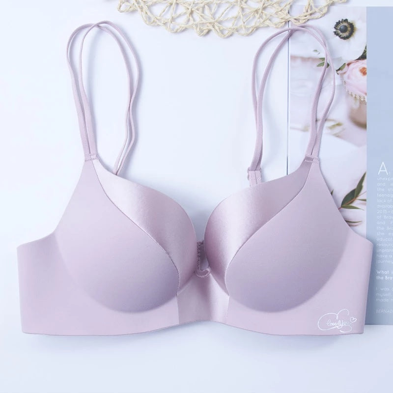 Push Up Bra Sexy, Comfortable Lingerie for Women Pack of 5 Supportive, Solid Color Bra