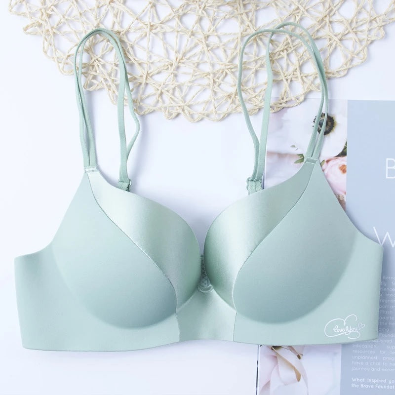 Push Up Bra Sexy, Comfortable Lingerie for Women Pack of 5 Supportive, Solid Color Bra